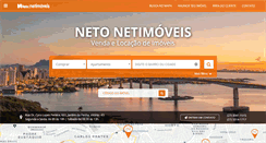 Desktop Screenshot of netoimoveis.com.br